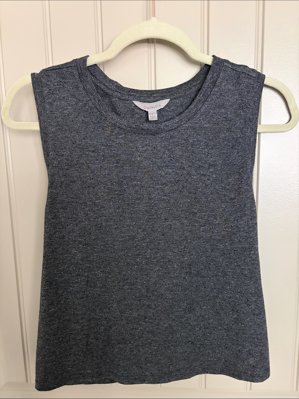 Athleta Women's Dark Heather Gray Sleeveless Muscle Tank